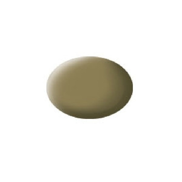 Revell Matt Olive Brown (RAL 7008) Aqua Color - 18ml Brun