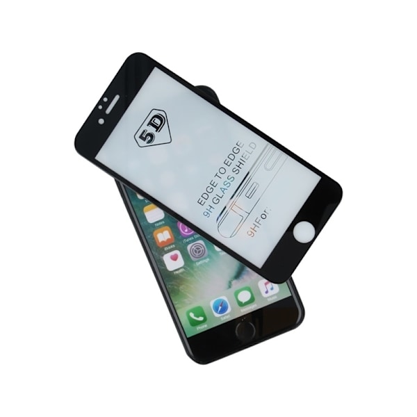 Forever 5D Härdat glas för Samsung S10e Svart ram Transparent