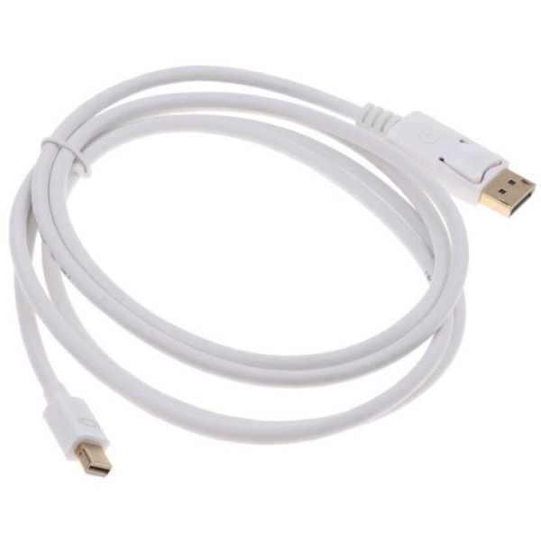 NORDIQZENZ Displayport til mini Displayport kabel, Hvid, 1,8m