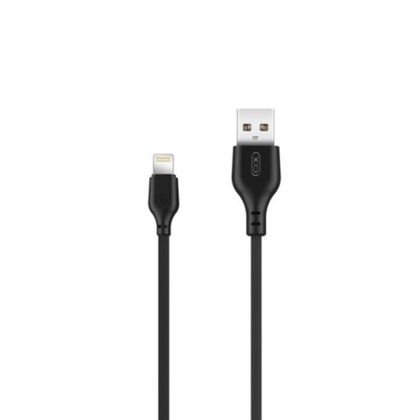 XO NB103 USB - Lightning-kabel (2.1A) 1m, Svart