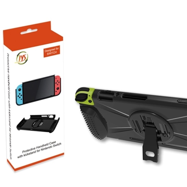 Skyddande skal med ställ för Nintendo Switch, Svart