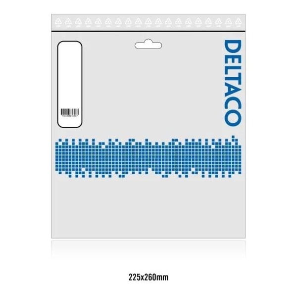 DELTACO jordad apparatkabel, CEE 7/7 till IEC 60320 C13, 10m, svart