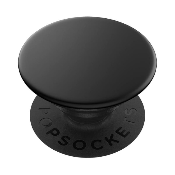 PopSockets Aluminum Black Irrotettava Grip Telinetoiminnolla Premium