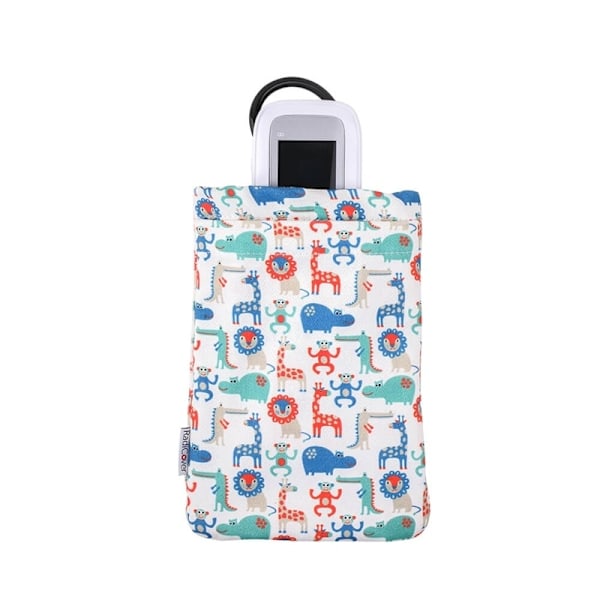 Radicover Strålningsskydd Babyalarmpåse Large Babyprint Vit