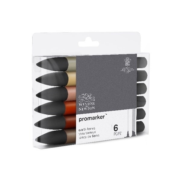 WINSOR Promarker set, earth tones 6pcs