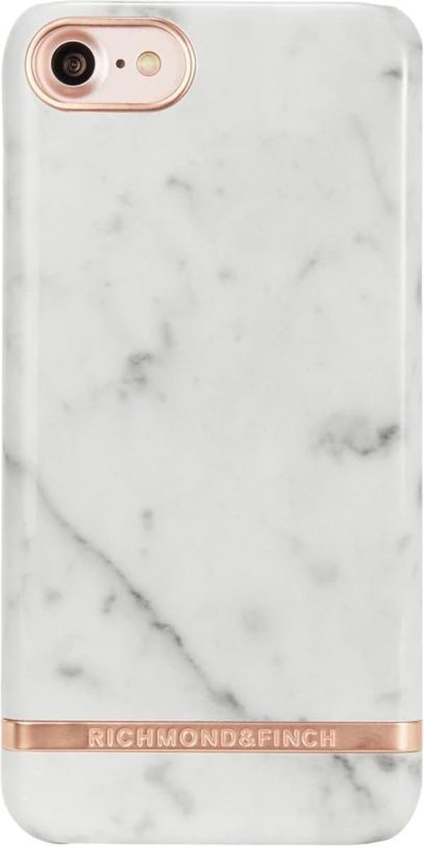 Richmond & Finch iPhone 7/8/SE2 Case, White Marble Vit