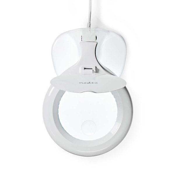Nedis Förstoringsglas Bordslampa | Linsstyrka: 3 + 12 Diopter | 6500 K | 6.5 W | 585 lm | Vit