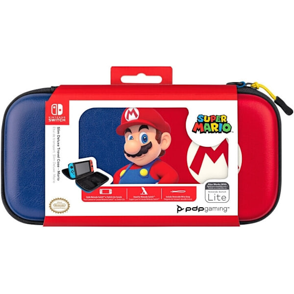 PDP Gaming Slim Deluxe Travel Case - skyddsfodral, Switch, Mario