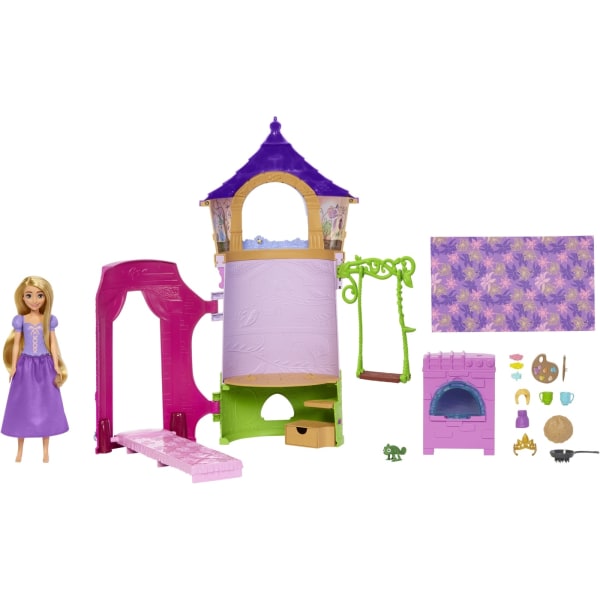 Disney Prinsesse Rapunzels tårn, legesæt og dukke