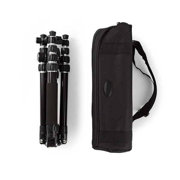 Nedis Stativ | Maksimal belastningskapacitet: 3.0 kg | Minimum arbejdshøjde: 17.5 cm | Maksimal arbejdshøjde: 145.0 cm | 3 Segmenter | Kuglehoved | Re