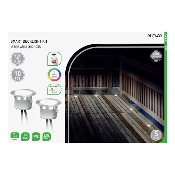 Deltaco Decklight Kit,10pcs