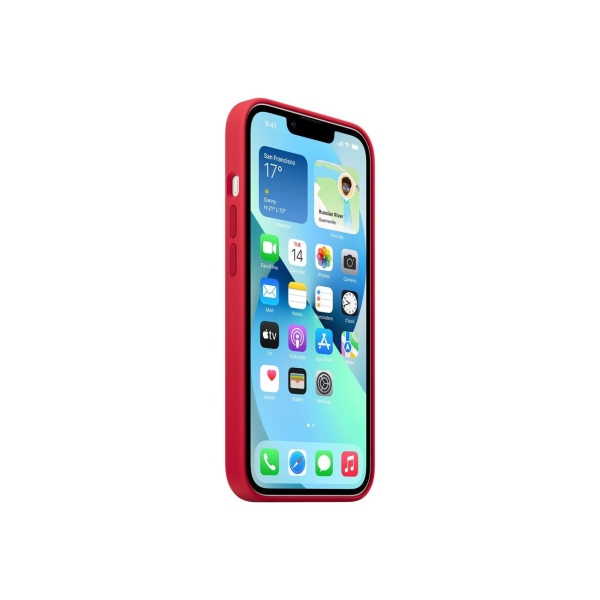 Apple iPhone 13 silikonetui med MagSafe Rød Röd