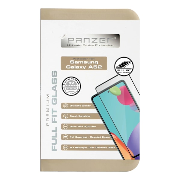 panzer Galaxy A52/A52s/A53s 5G Full-fit Glass black Transparent
