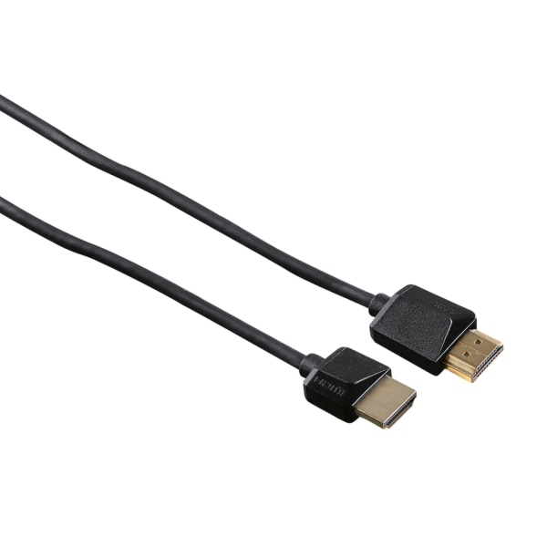 HAMA HDMI Ethernet High Speed Kabel 3,0m Flexi-Slim Guldbelagt TL