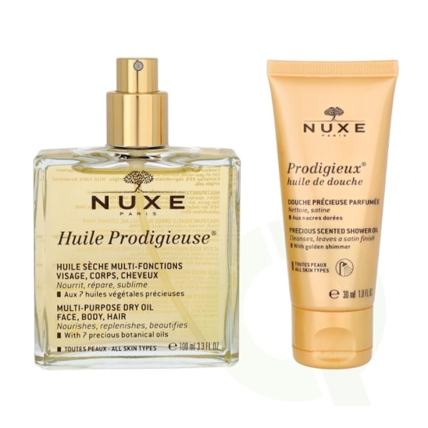 Nuxe Prodigieus Collection Set 130 ml Dry Oil 100ml/Shower Oil 30ml