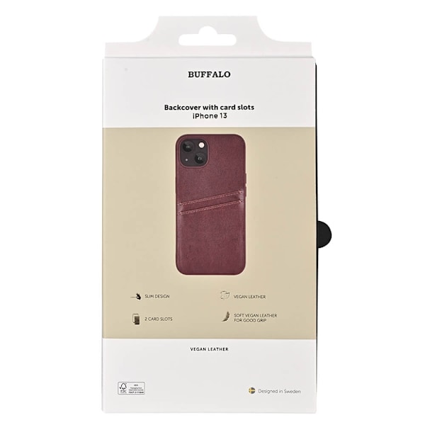 Buffalo Mobilcover PU Brun - iPhone 13 Brun