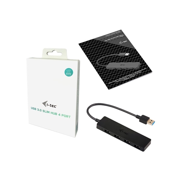 i-Tec USB 3.0 Slim Passive HUB Hub 4-portars USB