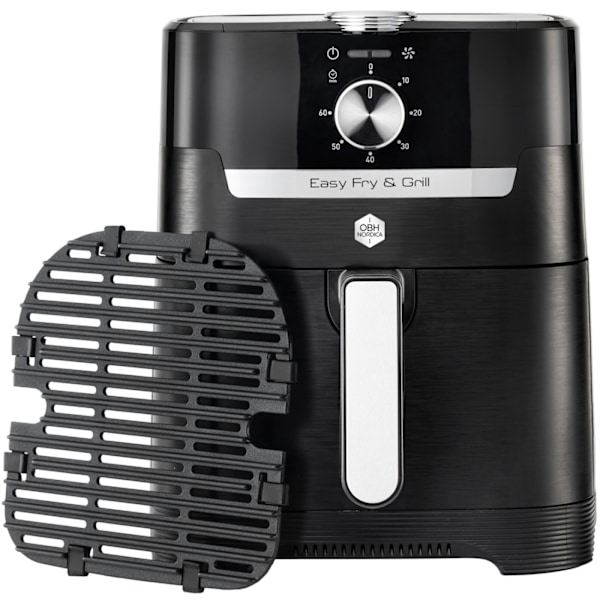 OBH Nordica Easy Fry & Grill Classic 2in1 Black 1550Watt