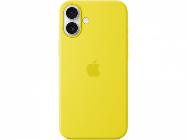 Apple iPhone 16 Plus Silicone Case with MagSafe - Star Fruit Gul