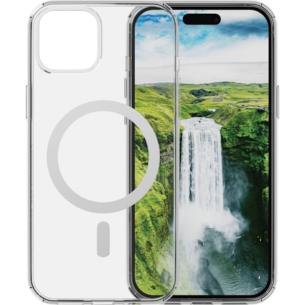 dbramante Iceland Ultra D3O MagSafe-skyddsfodral, iPhone 15, transparent Transparent