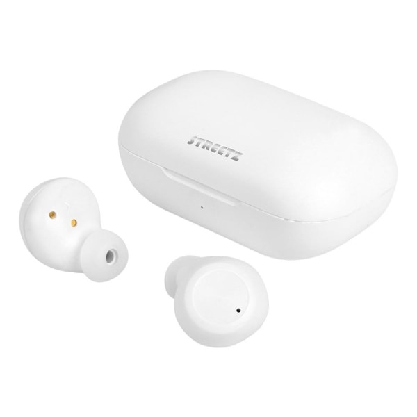 STREETZ Wireless in-ear earbuds with charging case, BT 5, TWS, w Vit