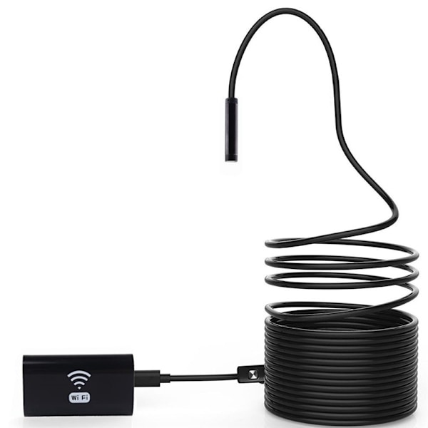 Inspektionskamera til Android & PC - 8-LED & 5m kabel