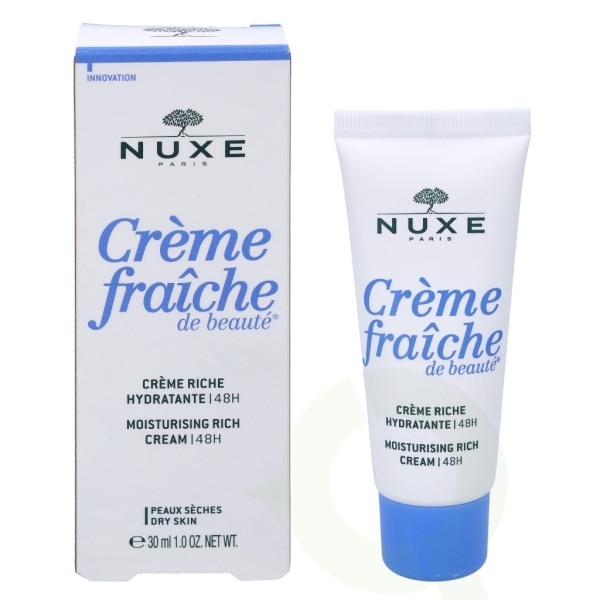 Nuxe 48HR Moisturizing Rich Cream 30 ml til tør hud
