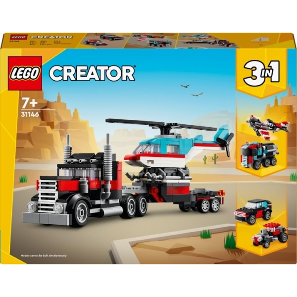 LEGO Creator 31146 - Lastbil med helikopter