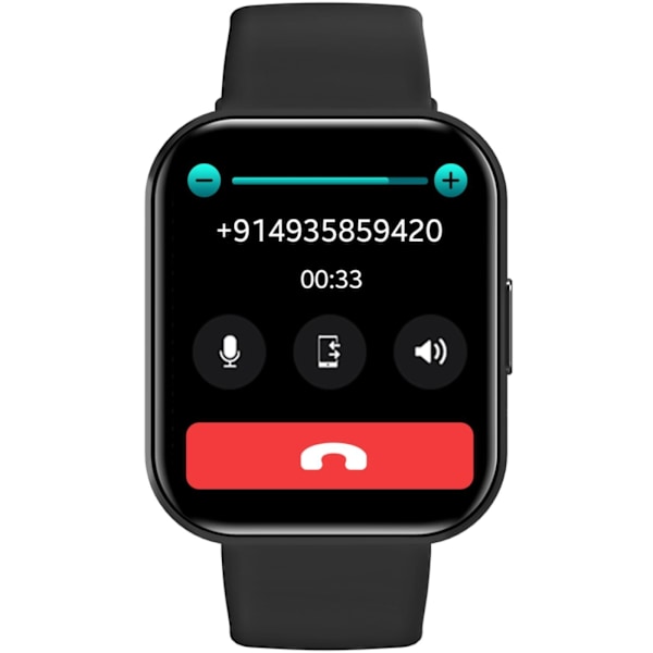 Celly Trainerwatch2 Smartwatch med rektangulär urtavla Svart