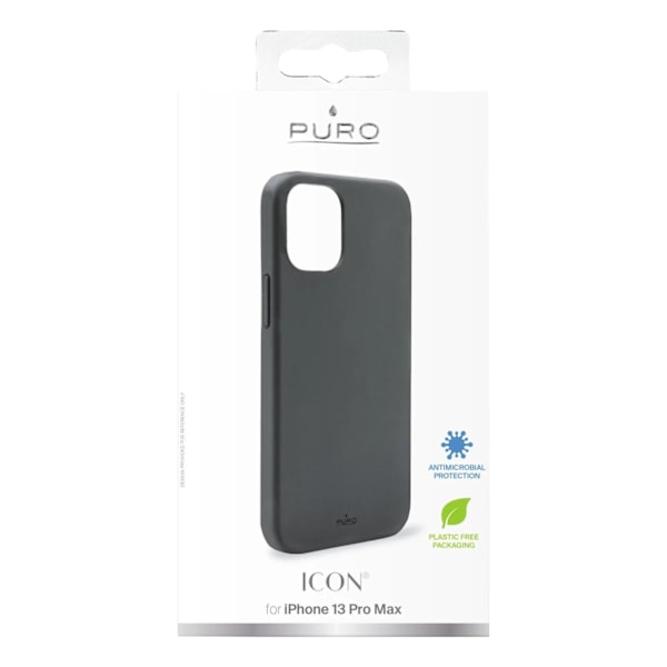 Puro iPhone 13 Pro Max Icon Cover, black Svart