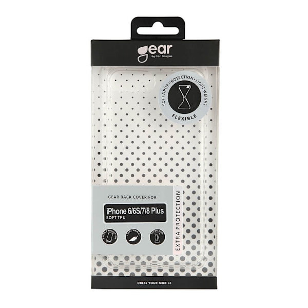 GEAR Mobilskal TPU Transparent - iPhone 6/7/8 Plus Transparent