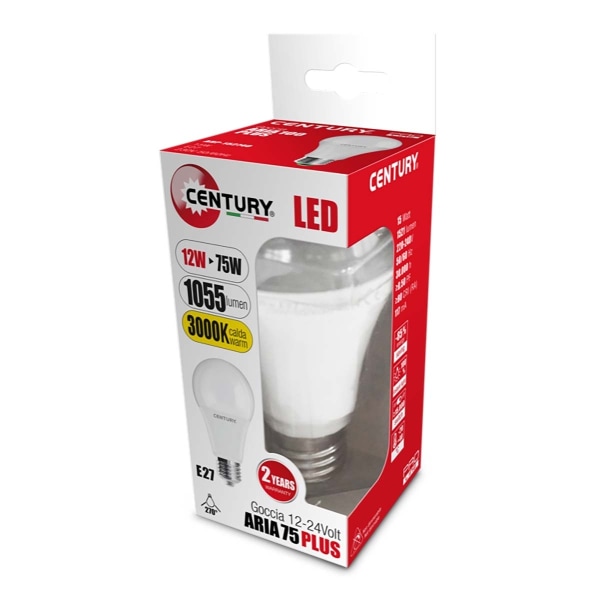 Century LED-Lampa E27 Glödlampa 12 W 1280 lm 3000 K