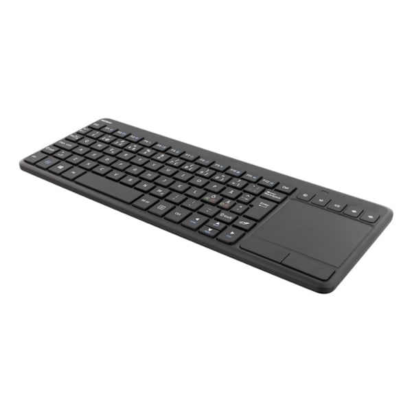 DELTACO Wireless mini kb, USB nano, nordic,86 keys,  black Sort