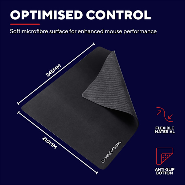 Trust GXT 112 Felox Wireless Gaming mouse + mousepad Svart