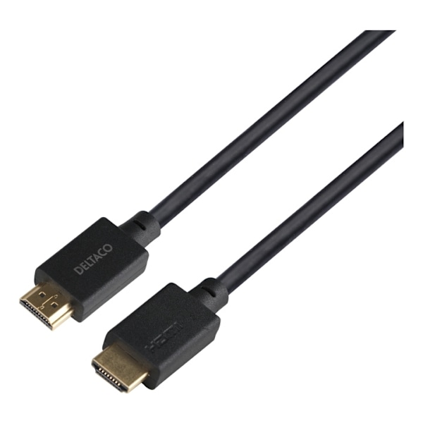 DELTACO ULTRA High Speed HDMI-cable, 48Gbps, 1m, black