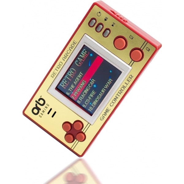 Orb Gaming Retro Pocket Game - över 100 8-bit spel Messinki, Punainen