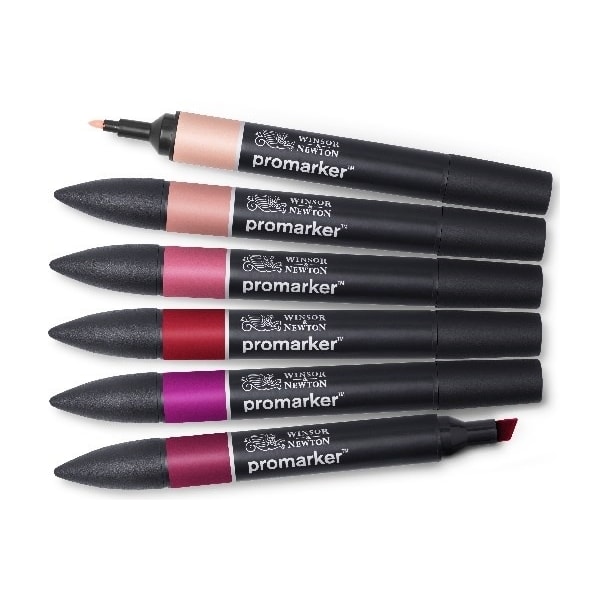 WINSOR Promarker set, red tones 6pcs