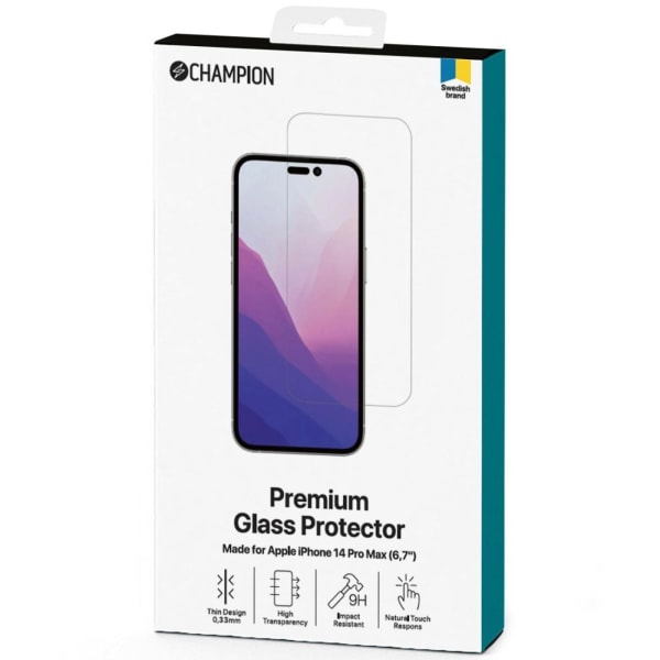 Champion Skärmskydd iPhone 14 Pro Max Transparent