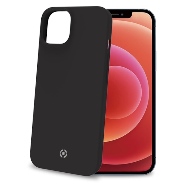 Celly Cromo Soft rubber case iPhone Svart