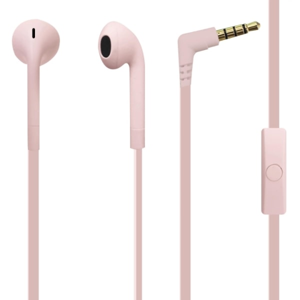 Puro ICON Stereokuulokkeet mikrofonilla, vaaleanpunainen Rosa