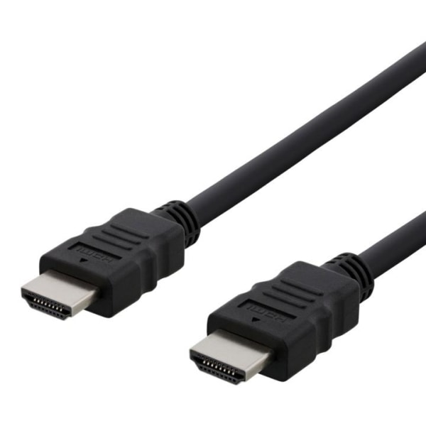 DELTACO HDMI-kaapeli CCS, HDMI High Speed w/Ethernet, FSC, 0,5 m, b
