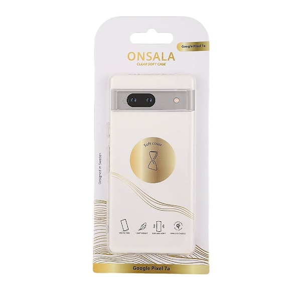 Onsala Back Recycled Clear Case TPU Google Pixel 7a Transparent