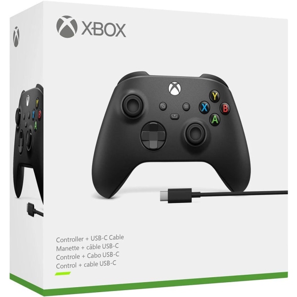 Microsoft Xbox Trådlös Handkontroll Gen 9 inklusive Kabel För Wi
