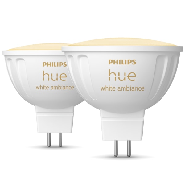 Philips Hue White Ambiance GU5.3 MR16 12V 400lm 2-pack
