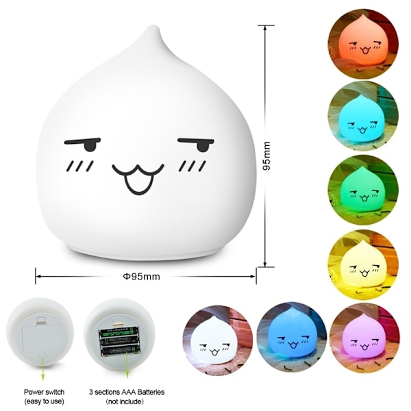 Waterdrop Light LED, lyser i 7 olika färger