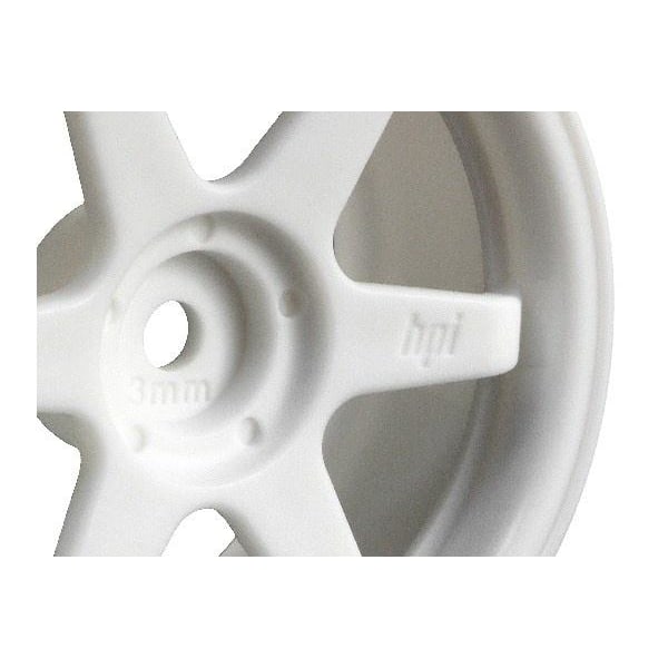 HPI Te37 Wheel 26Mm White(3Mm Offset)