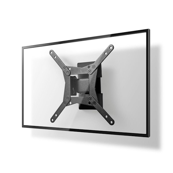 Nedis Tilt och vridbart TV väggfäste | 10 - 32 " | Maximal skärmvikt som stöds: 30 kg | Går att tilta | Roterbar | Minsta väggdistans: 68 mm | Maximal Svart