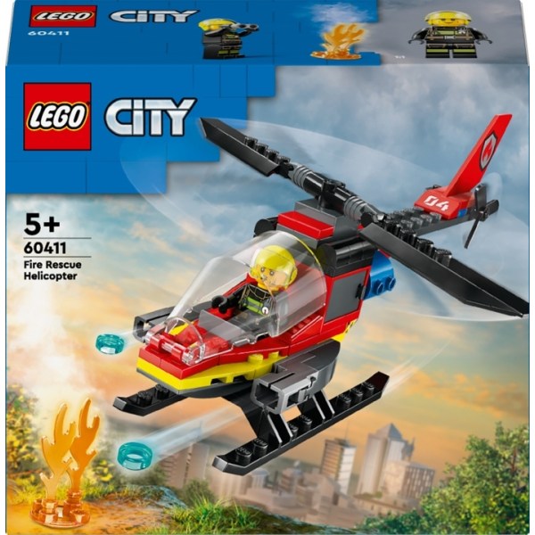 LEGO City Fire 60411  - Brandräddningshelikopter