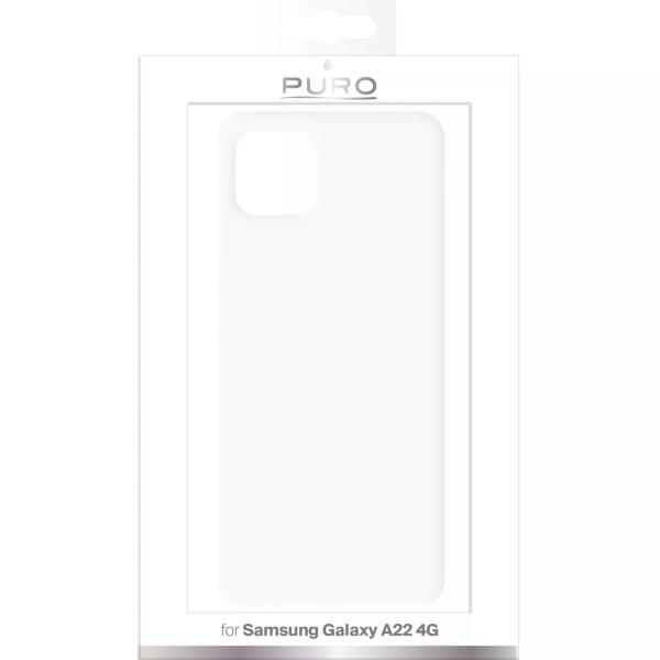 Puro Samsung Galaxy A22 4G 6.4" Cover TPU 0.3 NUDE Transp Transparent