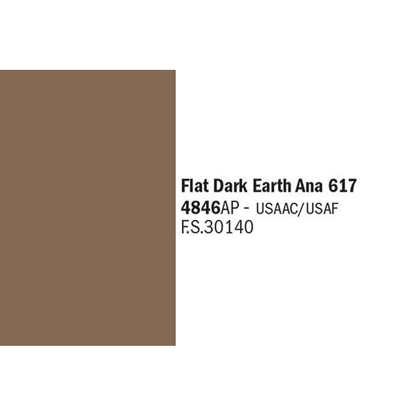 Italeri Flat Dark Earth Ana 617, 20ml Brun
